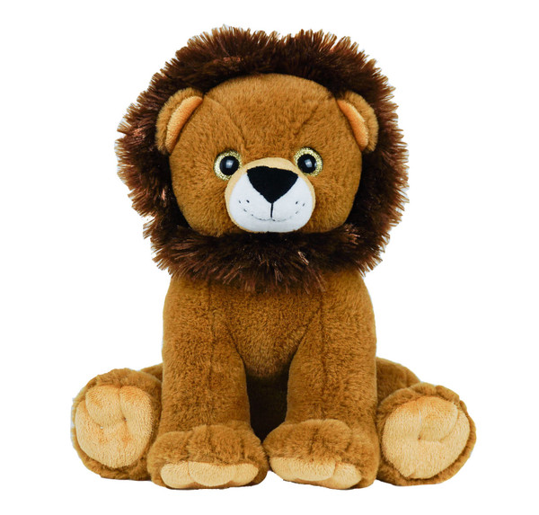 Leo the Lion  plush, stuffed Heartbeat Animal. Record your Baby's Heartbeat and put inside Leo the Lion
Large 16" inch 
