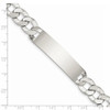 7.5" Sterling Silver ID Bracelet QID202-7.5