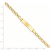 8" 14k Yellow Gold Curb Link 6.75mm ID Bracelet