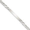 8.5" Sterling Silver ID Bracelet QID187-8.5