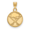 10k Gold NHL LogoArt Buffalo Sabres Small Pendant