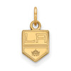 10k Gold NHL LogoArt Los Angeles Kings Extra Small Pendant