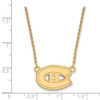 10k Gold NHL LogoArt Montreal Canadiens Small Pendant 18 inch Necklace