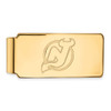 10k Gold NHL LogoArt New Jersey Devils Money Clip