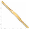 7" 14k Yellow Gold Curb Link ID Bracelet LID64-7