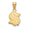 14k Gold NHL LogoArt Seattle Kraken Small Pendant