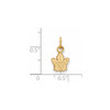 10k Gold NHL LogoArt Toronto Maple Leafs Extra Small Pendant