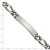 9.25" Stainless Steel Polished Large ID Bracelet