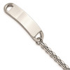 8.75" Stainless Steel Polished ID Bracelet SRB2836-8.75