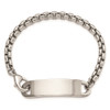 8.75" Stainless Steel Polished ID Bracelet SRB2836-8.75