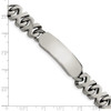 8.25" Stainless Steel Polished ID Bracelet SRB1480-8.25
