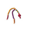 20.5" Multiple-Colored Non-toxic Wooden Childrens Rosary Necklace