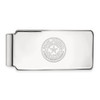 Sterling Silver Rhodium-plated LogoArt Baylor University Crest Money Clip