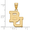 10k Gold LogoArt Baylor University Bears Large Pendant