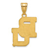 10k Gold LogoArt Baylor University Bears Large Pendant