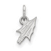 10k White Gold LogoArt Florida State University Arrow Extra Small Pendant