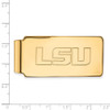 10k Gold LogoArt Louisiana State University L-S-U Money Clip