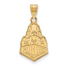 14k Gold LogoArt Purdue University Boilermakers Train Logo Large Pendant