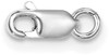 2.6mm 14k White Gold Standard Weight Lobster Clasp w/ Jump Ring