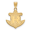 10k Gold LogoArt Rollins College Anchor Large Pendant