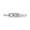 6.1mm 14k White Gold Lightweight Lobster Clasp w/ Jump Ring