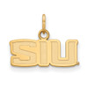 14k Gold LogoArt Southern Illinois University S-I-U Extra Small Pendant