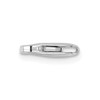 3.8mm 14k White Gold Standard Weight Lobster Clasp