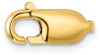 5.1mm 14k Yellow Gold Lightweight Lobster Clasp