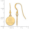 Sterling Silver w/Gold-plating LogoArt The Citadel Small Dangle Earrings