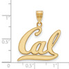 10k Gold LogoArt University of California Berkeley Large Pendant