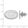 Sterling Silver Rhodium-plated LogoArt University of Georgia Letter G Lapel Pin