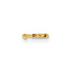 4.5mm 14k Yellow Gold Spring Ring Clasp w/ Flat Ring