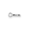 5mm 14k White Gold Standard Weight Spring Ring Clasp