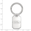 Sterling Silver Rhodium-plated LogoArt University of Mississippi Ole Miss Key Ring