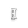 14k White Gold Straight Baguette w/ Air Line 4.5 x 2.25mm Setting