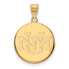 10k Gold LogoArt University of New Mexico Large Pendant