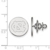 14k White Gold LogoArt University of North Carolina N-C Lapel Pin