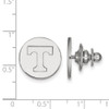 Sterling Silver Rhodium-plated LogoArt University of Tennessee Letter T Lapel Pin