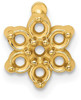 14k Yellow Gold Cluster 7-Stone Top .12ct. Setting