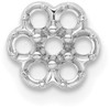 14k White Gold Cluster 7-Stone Top .035ct. Setting