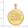 10k Gold LogoArt University of Texas at San Antonio Extra Large Disc Pendant