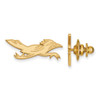 Sterling Silver Gold-plated LogoArt University of Texas at San Antonio Roadrunner Lapel Pin GP005UTS