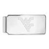 10k White Gold LogoArt West Virginia University W-V Money Clip