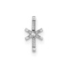 14k White Gold Marquise 6-Prong .75ct. Setting