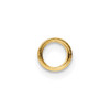 14k Yellow Gold .02ct. Round Open Back Tube Bezel w/ Stone Seat Setting