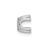 14k White Gold Round Twin Wire Basket 8.0mm Setting