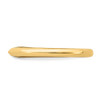 14k Yellow Gold 4-prong 1/2 Round Medium Weight Knife-Edge Shoulders Shank