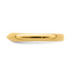 14k Yellow Gold 6-prong Comfort Fit Heavy Weight Shank