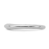 14k White Gold 4-prong 1/2 Round Medium Weight Shank