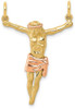 14k Yellow and Rose Gold Corpus Christi Pendant C3710